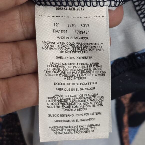 Columbia Men's PFG T-Shirt Long Sleeve Gamefish Camouflage Blue Size XL/ TG - Picture 10 of 10